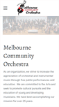 Mobile Screenshot of mcorchestra.org